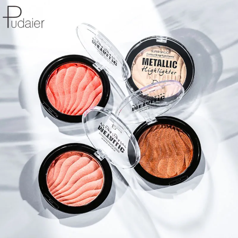 

Pó Compacto Polvos Traslucido Rostro Poudre Visage Blusher Bronceadores Paleta De Contorno Blush Palette Bronzante Maquillaje