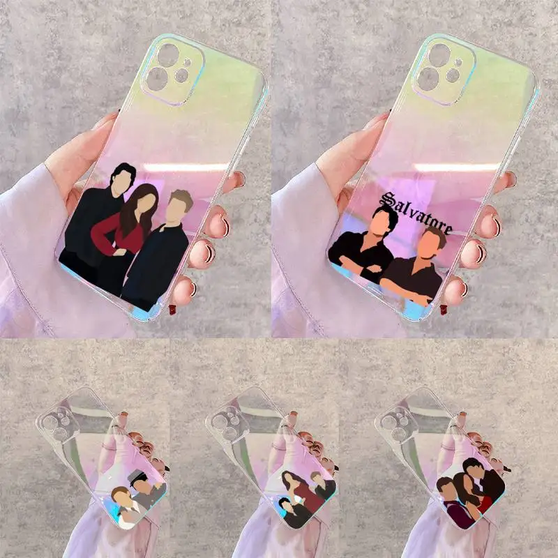 

the Vampire Diaries Phone Case for iPhone xiaomi redmi 7 8 9 11 12 10 S X XS XR MINI Pro Max Plus laser Transparent
