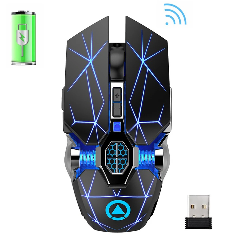 

A7 2.4GHz Wireless Optical Mouse Gamer 7 Keys 1600dpi New Game Wireless Mice with USB Receiver Mouse for PC Gaming Laptops