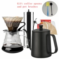 coffee drip sets ceramicglass dripper pitcher kettle v60 glass coffee filter reusable%c2%a0coffee filters