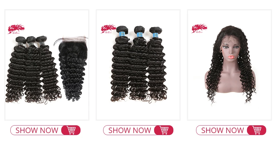 Ali queen hair средний коэффициент 7А перуанские девственные волосы глубокая волна кудрявые человеческие волосы пряди с закрытием 3 пряди с закрытием