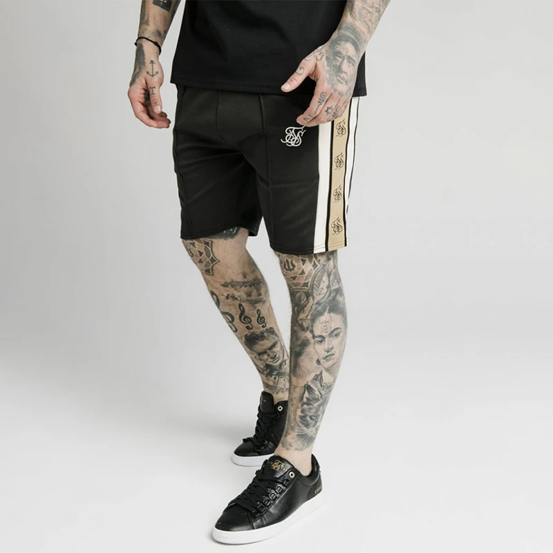 2021 Мужская футболка SikSilk Уличная одежда в стиле хип-хоп Летняя шелковая брендовая