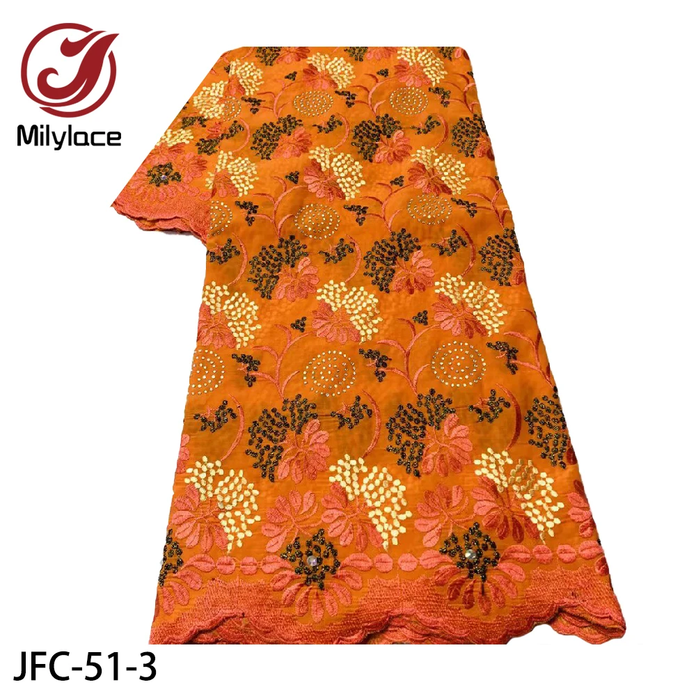 Milylace африканская кружевная ткань модное чистое хлопковое кружево швейцарская