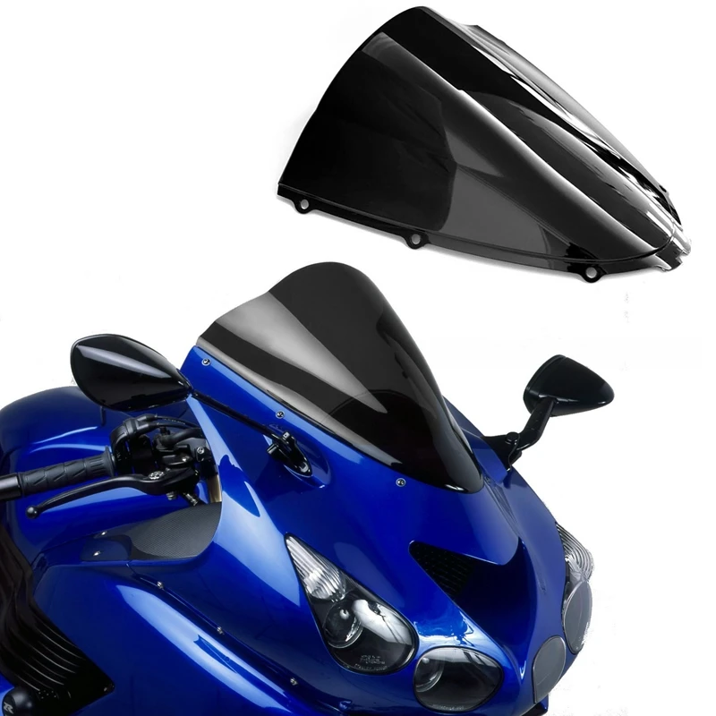 

Лобовое стекло мотоцикла для Kawasaki Ninja ZX14R дефлектор ветрового стекла ZZR1400 2006-2018 аксессуары для мотоциклов