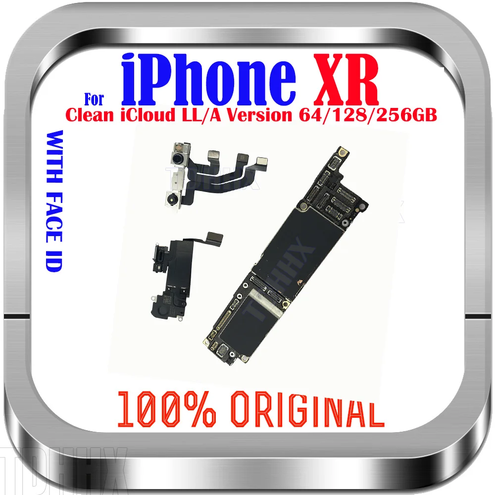 Заводская разблокированная материнская плата для iPhone XR без и с распознаванием