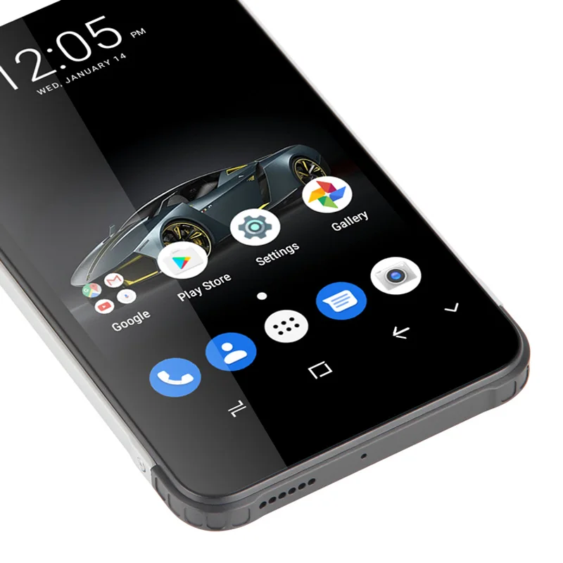 UNIWA X5 Прочный Стильный открытый мобильный телефон 3g 5," MT6580M четырехъядерный Android 6,0 смартфон с двумя sim-картами