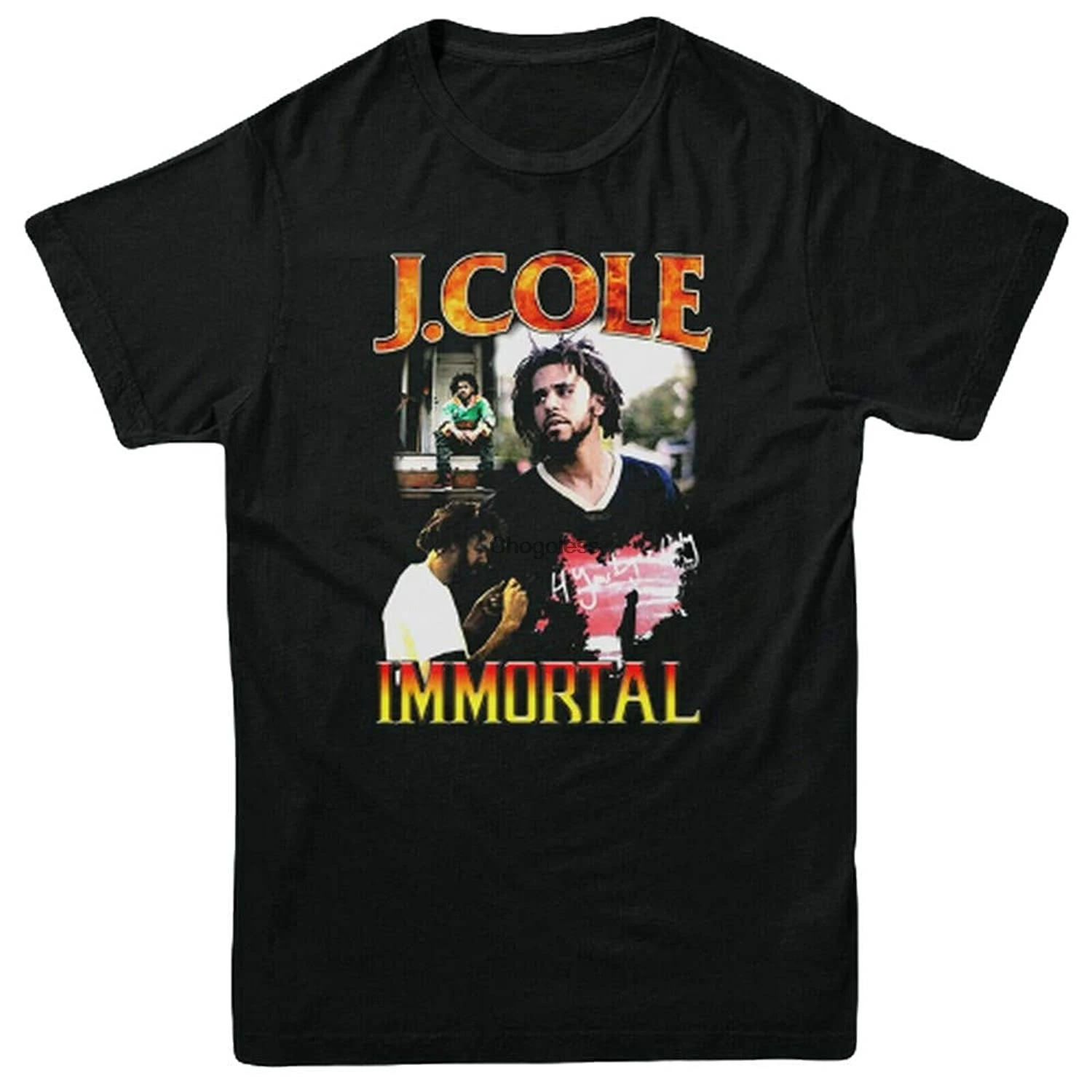 

J Cole Band Tee T Shirt S4xl Retro Vintage Design Hip Hop Gangster Rap Black