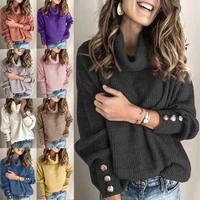 zoulv 2020 autumn and winter new warmth and thin loose womens turtleneck sweater top sweater fall 2020 women sweater
