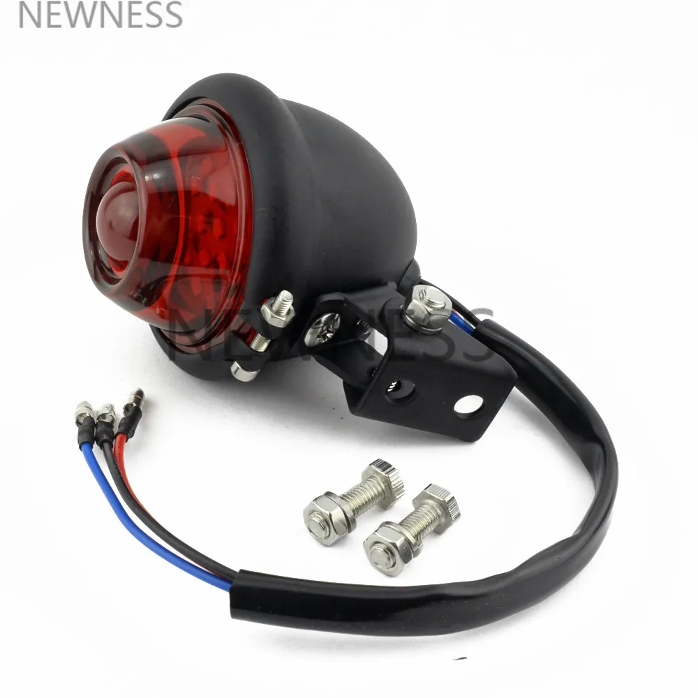 Мотоциклетные винтажные светодиодные латунные Ретро светодиодный задние стоп