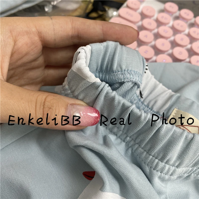 Корейские Детские пижамные комплекты Bebe De Pi* комплекты зимней одежды для сна с милым медведем для малышей комплекты одежды наивысшего качества для малышей брендовая одежда