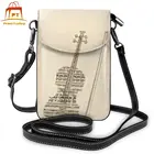 Сумка на плечо для скрипки, кожаная сумка для скрипки, Студенческая Свадебная Женская сумочка, высококачественный трендовый миниатюрный кошелек с принтом