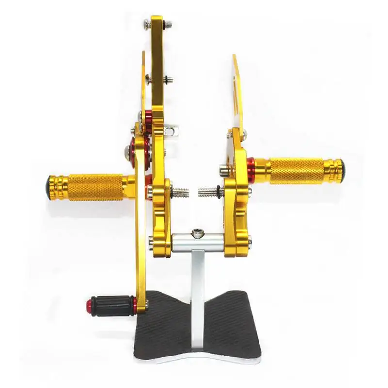 

Fit For Suzuki GSXR1000 2009-2016 13 14 15 CNC Adjustable Footrest Foot Peg Pedal Mount Bracket Sets Footpeg Rider Rear Rearset