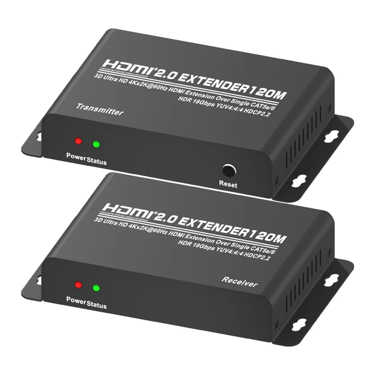 Удлинитель HDMI2.0 с выходом HDMI 120 м 18 Гбит/с 4K @ 60 Гц|KVM-переключатели| |