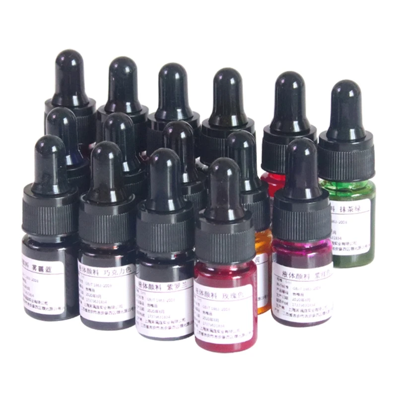 

5ml Liquid Pigment DIY Handmade Scented Candle Coloring Colorants for Jelly Wax