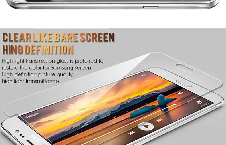 С уровнем твердости 9H закаленное Стекло на для Samsung Galaxy A3 A5 A7 J3 J5 J7 J8 J4 A6 A8 плюс Экран протектор Защитная пленка