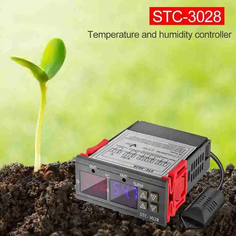 STC 3028 цифровой Температура влажности Управление Домашний холодильник