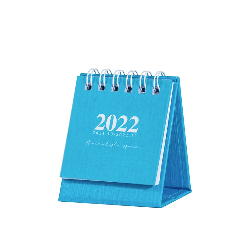 1 шт. от 2021 до 2022 градусов мини ПВХ покрытие стоячий флип-стол календарь для школы