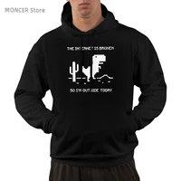 2021 new fashion the internet is broken web page computer dinosaur hoodie sweatshirt harajuku streetwear mens hoodie boys