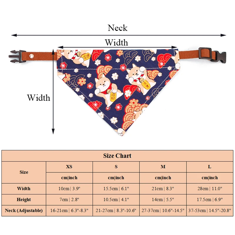 

Adjustable Pet Dog Triangular Binder Bandage Puppy Cat Scarf Bandana Collar Bibs Cat Neck Decor Dress Up Birthday Party Washable