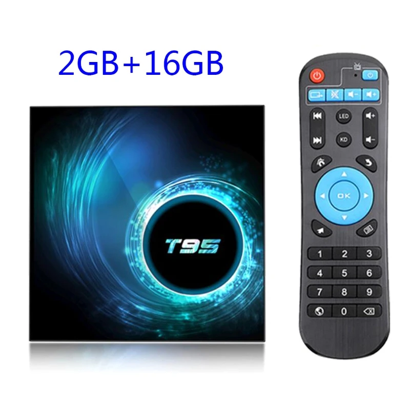 

T95 TV Box And roid 10.0 4GB 32GB 64GB Quad Core 1080P H.265 6K Media Player 2GB 16GB Set Top Box