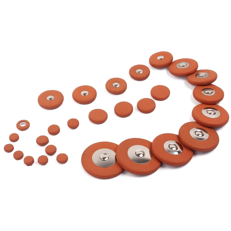

28 Pcs Saxophone Pads,Soprano Saxophone Leather Pads Replacement Accessories
