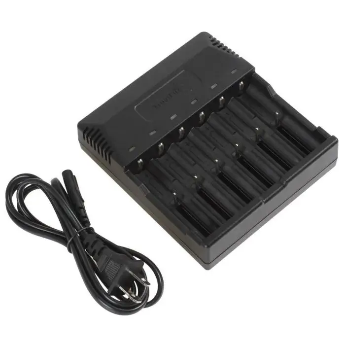 

20pcs/lot TrustFire TR-012 Universal Intelligent Li-ion Battery Charger With 6 Slot for 18650 18350 16340 14500 AA AAA Batteries