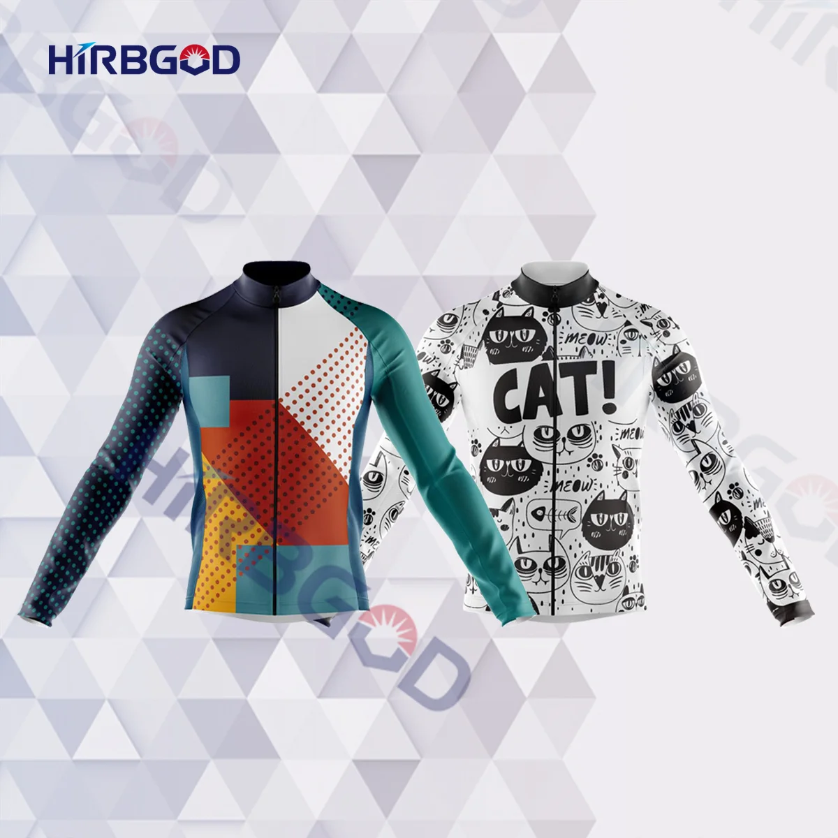

Мужская велосипедная Джерси HIRBGOD 2022 для активного отдыха, велосипедная одежда для горных велосипедов, спортивная одежда для велоспорта, осе...