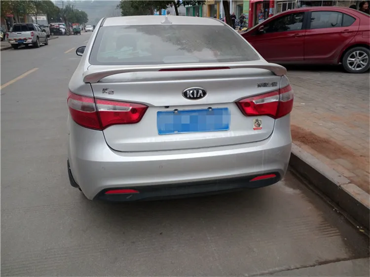 Спойлер для Rio K2 2011 2015 Kia спойлер JSDD из АБС пластика цвет заднего крыла автомобиля