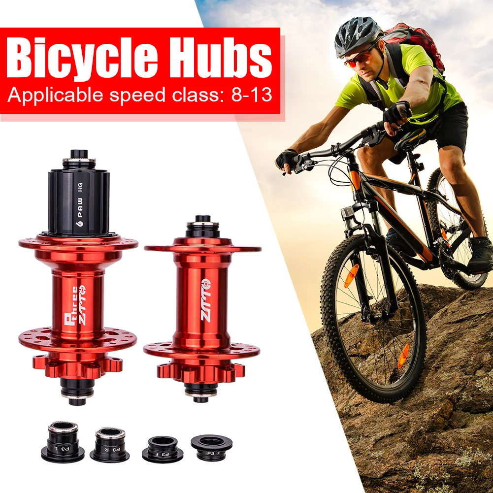 

ZTTO P3 Mountain Bike Hub 32 Holes 6-Pawl 4 Sealed Bearings MTB Front Rear Wheel Disc Brake Hub Front Rear Wheel Hub Accessories
