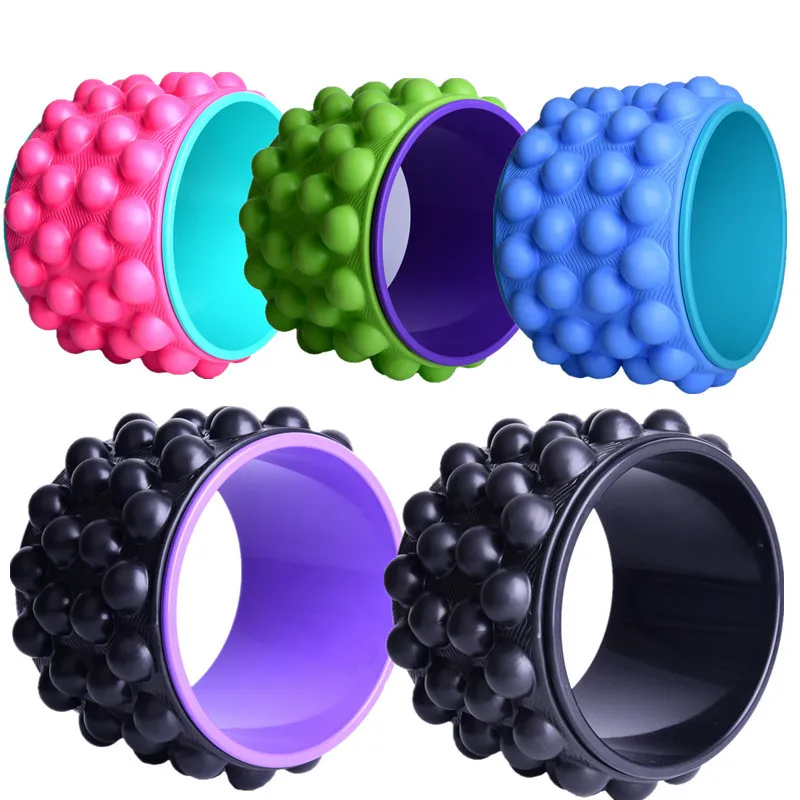 

Back Roller Myofascial Release Trigger Point Yoga Wheel Foam Roller for Treat Back Pain Deep Tissue Massage Exercise Mobility