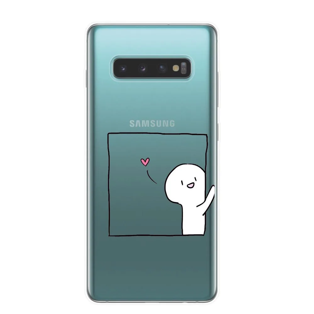 Мягкий силиконовый чехол для Samsung S6 S7 Edge S8 S9 S10 Plus Lite S10E | Мобильные телефоны и