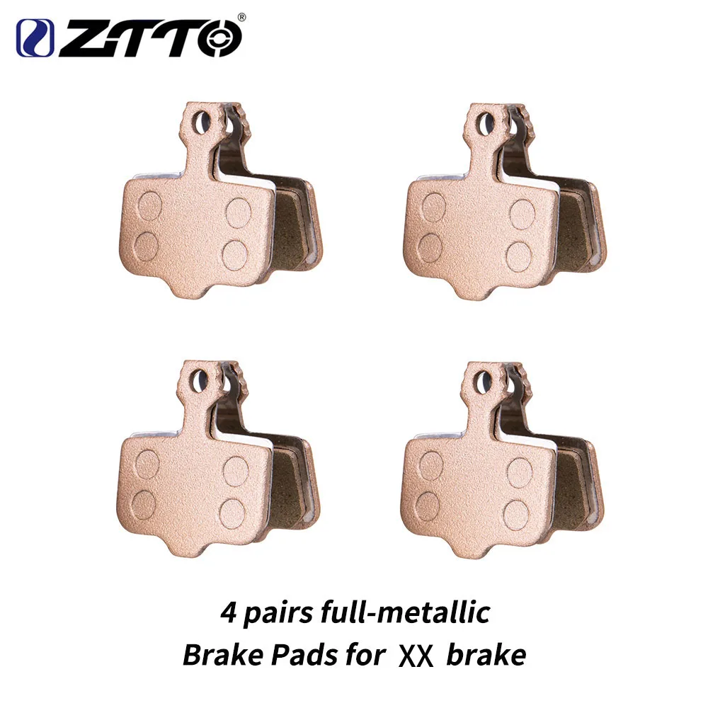 4pairs Full For DB1 ZTTO MTB высококачественные тормозные колодки для ELIXIR DB Уровень TL T велосипед Полный металлический диск тормозные колодки для E1 DB1 CR гидравлический тормоз 4 пары - Цвет: 4pairs Full For DB1