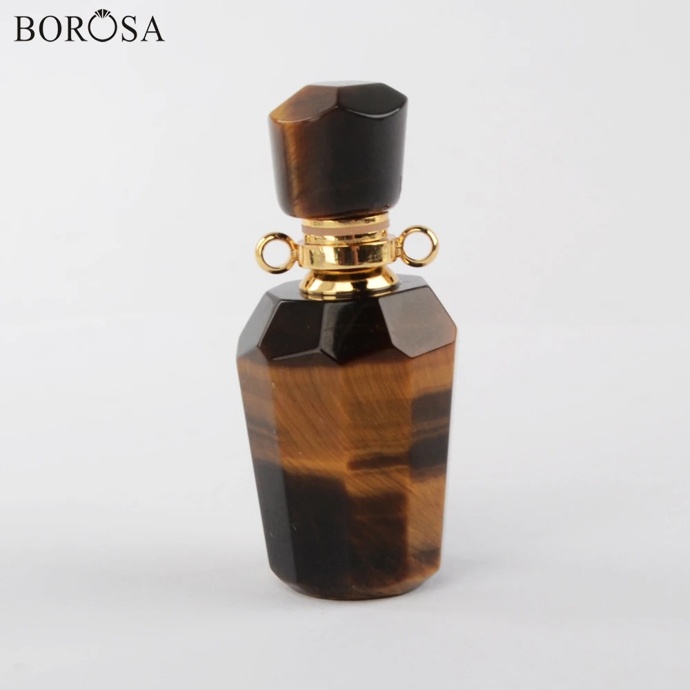 BOROSA Perfume Bottle Pendant Connector Crystal New Essential Oils Diffuser for Women Jewelry Making G1941 | Украшения и