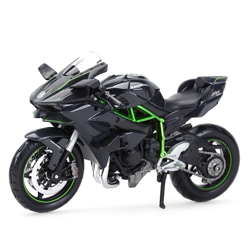 Ninja H2 R Maisto 1:12 R nineT Scermber R1200GS Ninja H2R 1199 1290 Super Duke R S1000RR Z900RS YZF-R1 литой под давлением сплав модель мотоцикла Игрушка - Цвет: Ninja H2 R