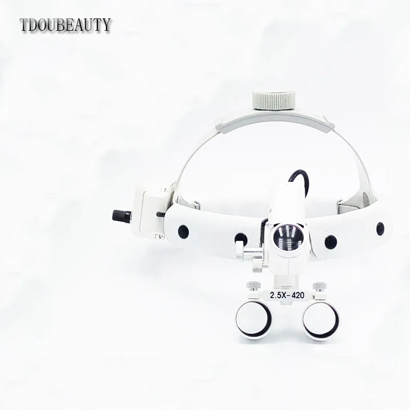 5 Вт полости рта фары 2.5X увеличительное Стекло супер яркий светодиодный