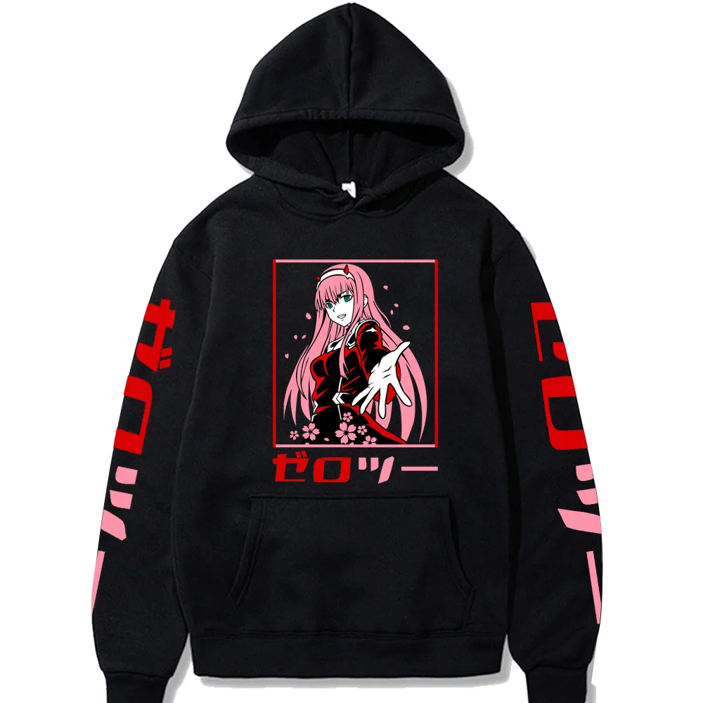 

Funny Darling In The Franxx Hoodies Men Women Long Sleeve Zero Two Clothes Sudaderas Hombre