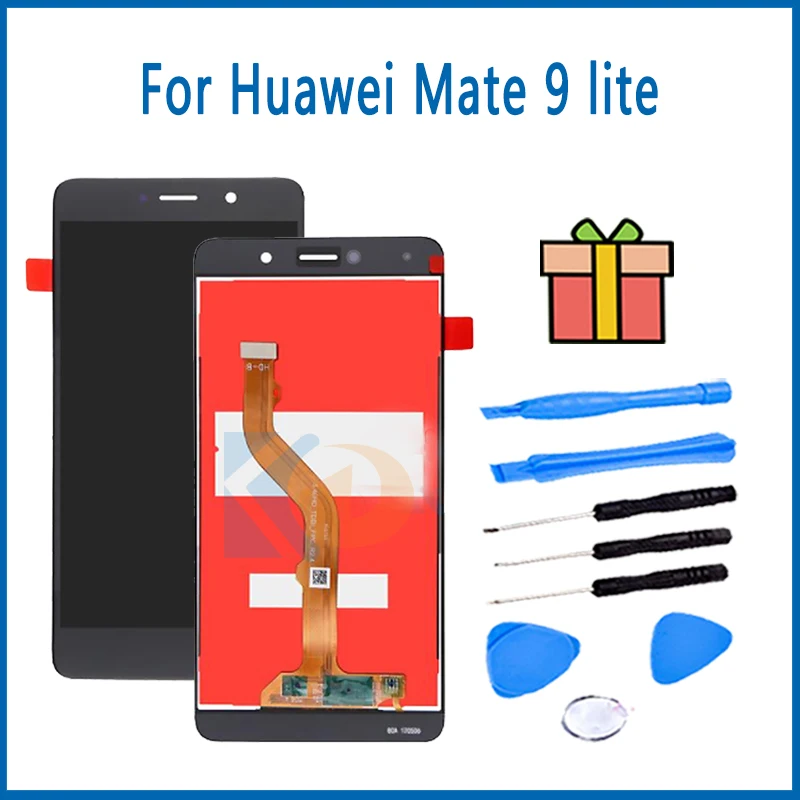 ЖК-дисплей для Huawei Mate 9 Lite с сенсорным дигитайзером замена экрана оптовая цена 100%