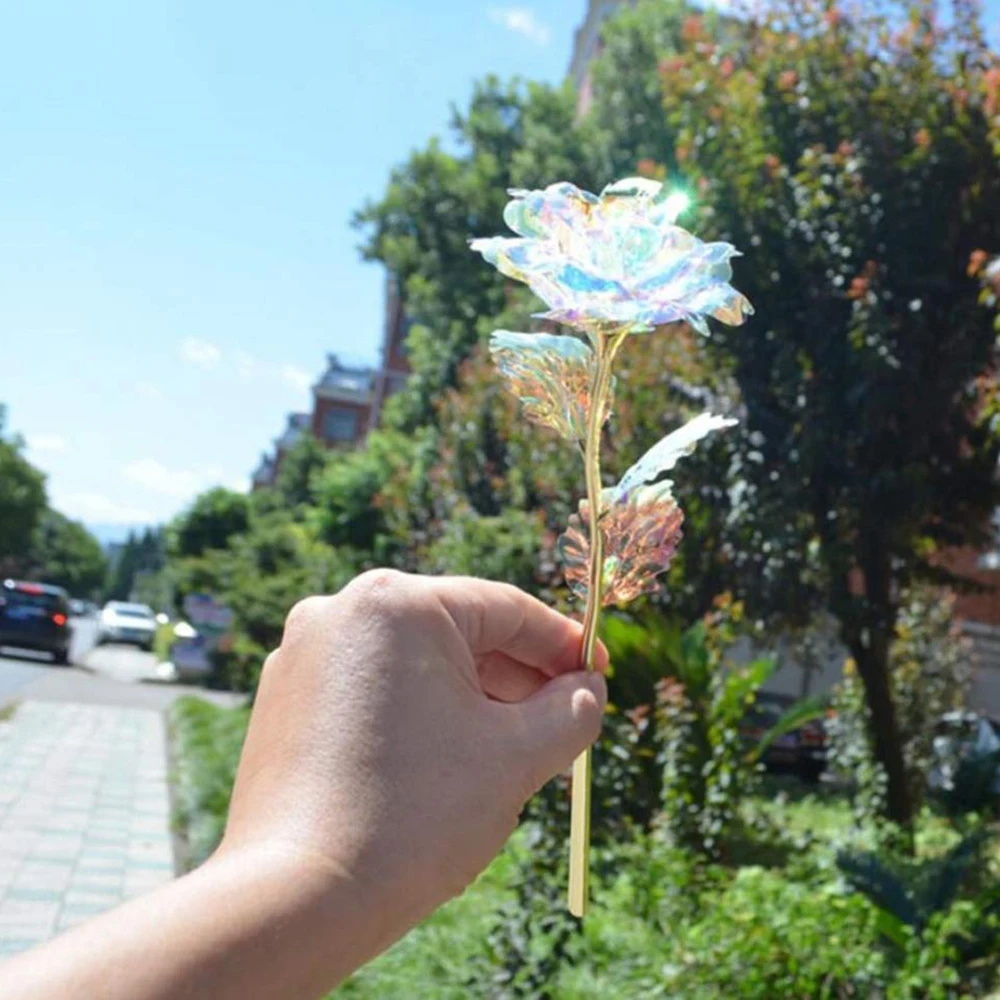 Покрытие из фольги розовое золото роза 24 К креативный подарок на день Святого