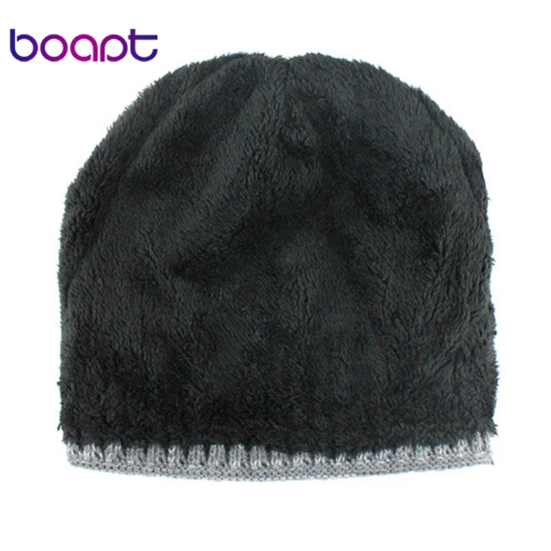 Мужские зимние вязаные шерстяные шапки для женщин шапочки Теплая Лыжная шапочка