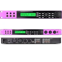 micwl 2 channel 2600w digital power amplifier karaoke microphone effects processor controller 3 mics input usb to pc two in nne