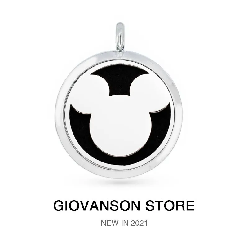 Ожерелье с подвеской для женщин ювелирный подарок из нержавеющей стали медальон