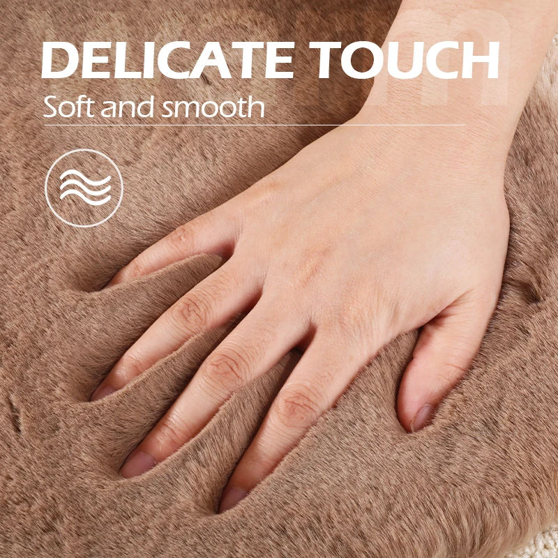 3ANGNI Fur Heated Warm Thermal Insoles Thicken Soft Breathable Winter Sport Shoes Insoles Insert Unisex Boots Pad Sole