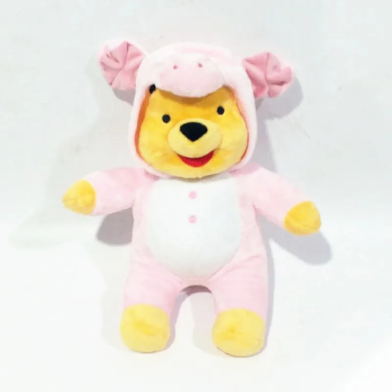 Розовый 1 шт./лот 30 см Плюшевые тигры eeyore медведь спокойная кукла подарок детские игрушки - Цвет: Розовый
