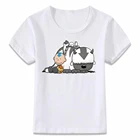 Детская одежда, футболка Aang и Appa, последняя футболка Airbender для мальчиков и девочек, детская футболка oal269