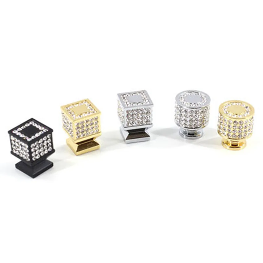 Высококачественный модный роскошный Carystal Dimond кухонный шкаф винный дверная ручка