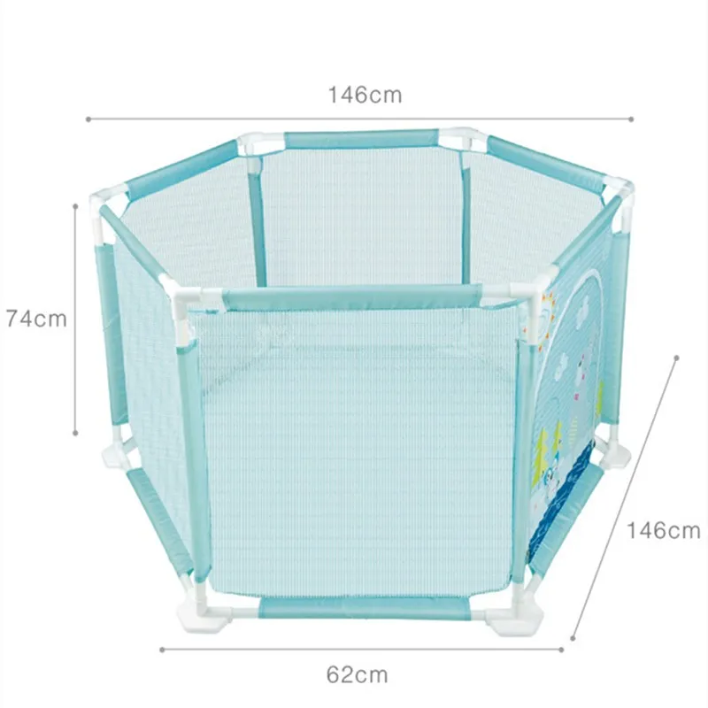 Happymaty детские игровые многоугольный игровой бассейн ограждения барьеры с