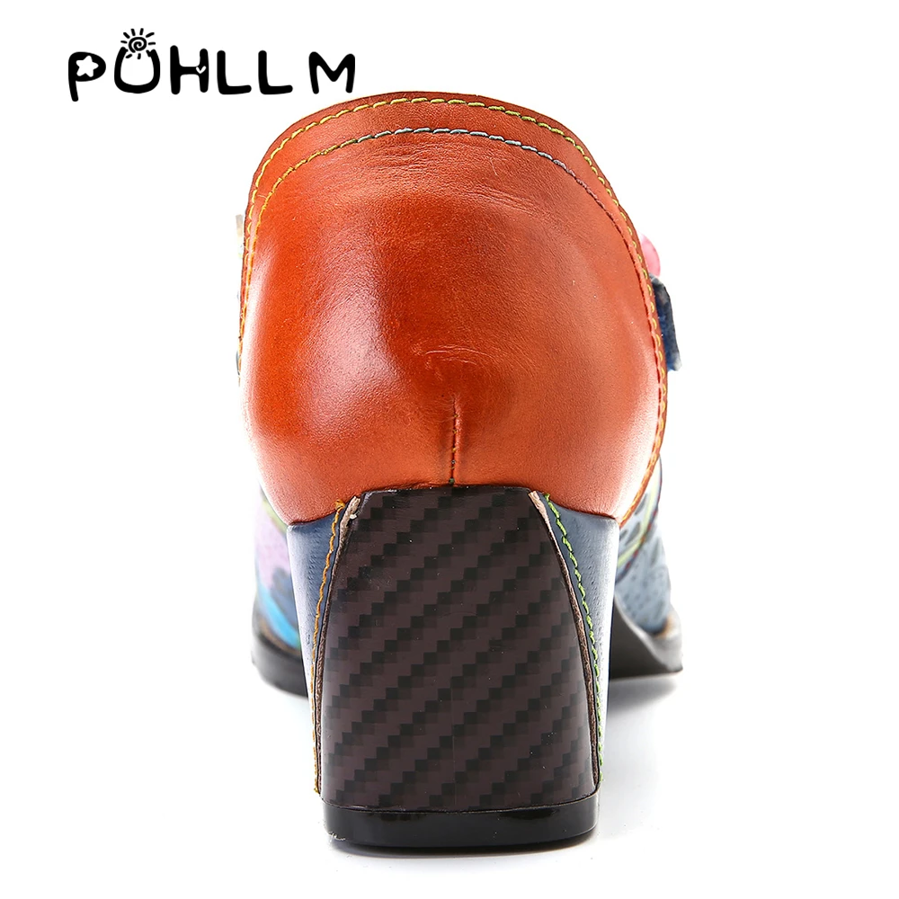 Новинка модная женская кожаная обувь ручной работы в европейском и американском