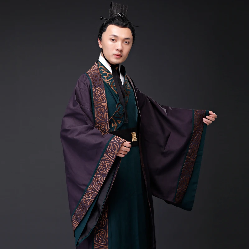 Hanfu/маскарадный костюм для мужчин Китайское платье династии трех царств Sima Yi