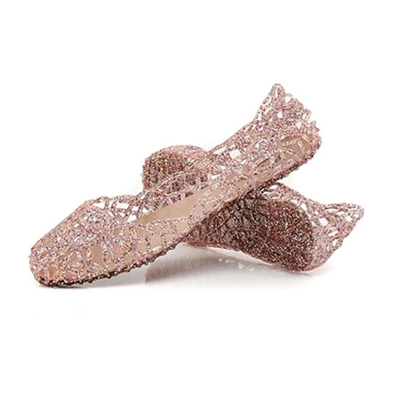 2021 пластиковые туфли в повседневном стиле с вырезами Женские сандалии женская