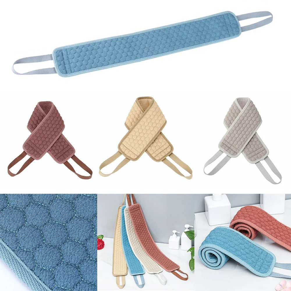 

1Pcs Long Bath Rubbing Bath Brush/Towel Bathing Accessories Bathroom Products Peeling Towel Clean Shower Back Brush Body Massage